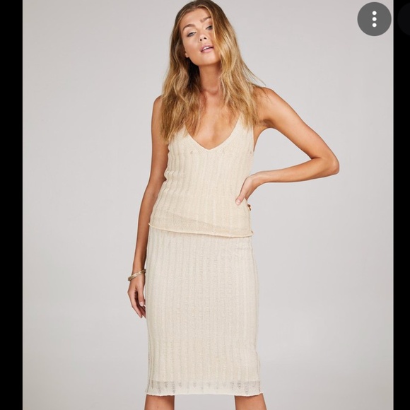 Sage the Label Dresses & Skirts - Sage the Label Beige Laguna Knit Set